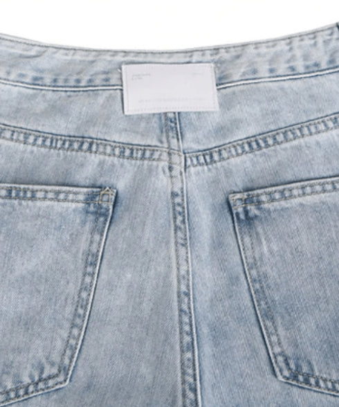 Bicolor Denim Pants